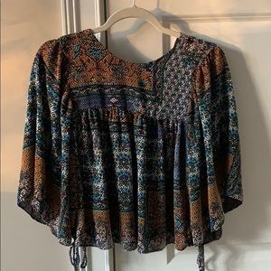 zara printed shirt